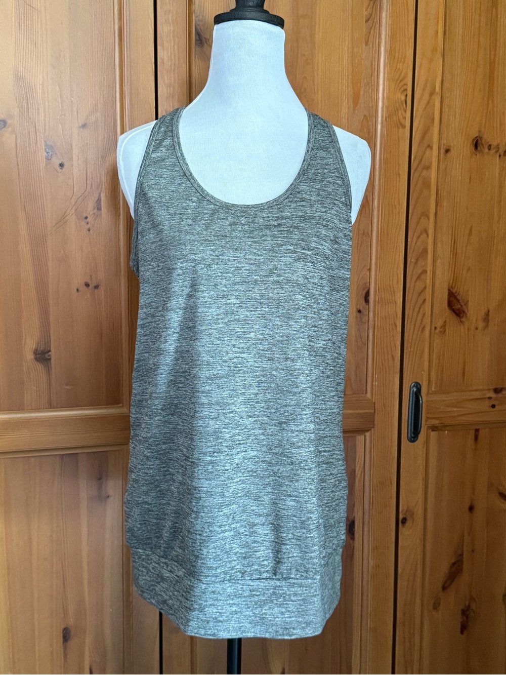 Champion Gray Heather Racerback Tank Top